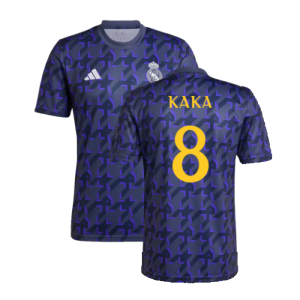2023-2024 Real Madrid Pre-Match Shirt (Shadow Navy) (Kaka 8) 2023-2024 Real Madrid Pre-Match Shirt (Shadow Navy) (Kaka 8)
