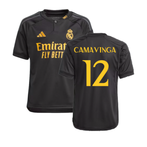 2023-2024 Real Madrid Third Shirt (Kids) (Camavinga 12)