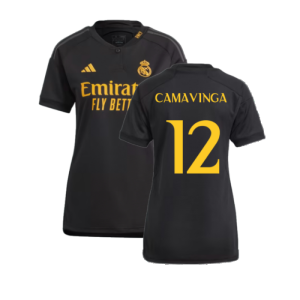 2023-2024 Real Madrid Third Shirt (Ladies) (Camavinga 12) 2023-2024 Real Madrid Third Shirt (Ladies) (Camavinga 12)