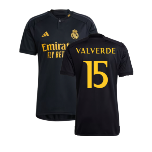 2023-2024 Real Madrid Third Shirt (Valverde 15)