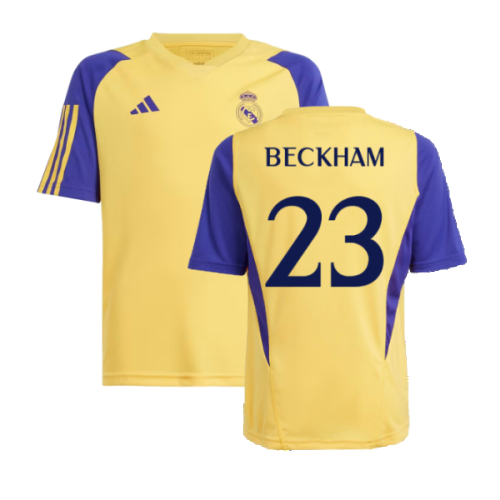 2023-2024 Real Madrid Training Shirt (Spark) - Kids (Beckham 23)