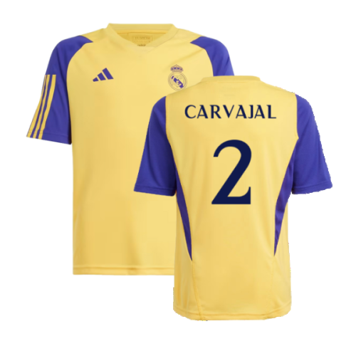 2023-2024 Real Madrid Training Shirt (Spark) - Kids (Carvajal 2)