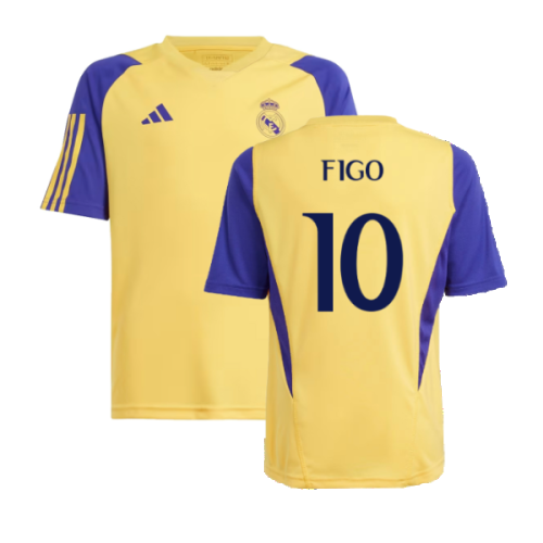 2023-2024 Real Madrid Training Shirt (Spark) - Kids (Figo 10)