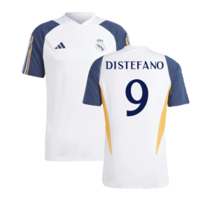 2023-2024 Real Madrid Training Shirt (White) (Di Stefano 9)