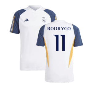 2023-2024 Real Madrid Training Shirt (White) (Rodrygo 11) 2023-2024 Real Madrid Training Shirt (White) (Rodrygo 11)
