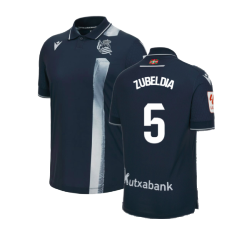 2023-2024 Real Sociedad Authentic Away Shirt (Zubeldia 5)