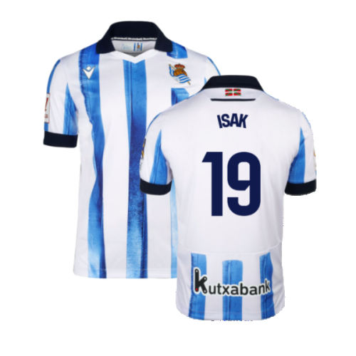 2023-2024 Real Sociedad Home Shirt (Isak 19)