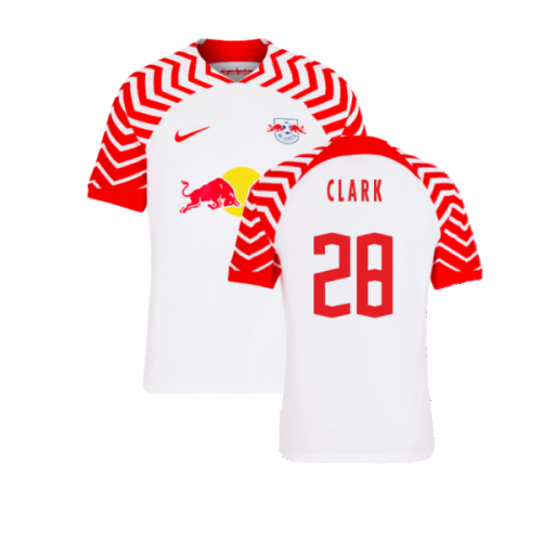 2023-2024 Red Bull Leipzig Home Shirt (Clark 28)