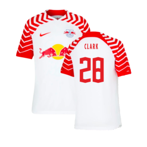 2023-2024 Red Bull Leipzig Home Shirt (Kids) (Clark 28) 2023-2024 Red Bull Leipzig Home Shirt (Kids) (Clark 28)