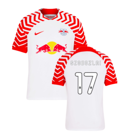 2023-2024 Red Bull Leipzig Home Shirt (Szobozlai 17)
