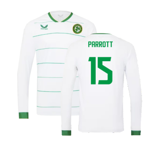 2023-2024 Republic of Ireland Away Long Sleeve Shirt (Parrott 15)