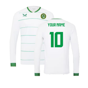 2023-2024 Republic of Ireland Away Long Sleeve Shirt (Your Name)