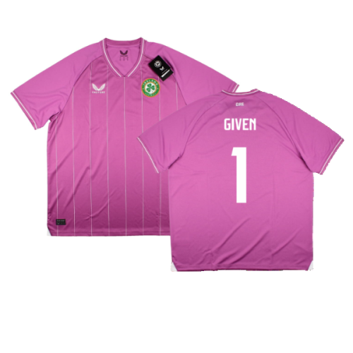 2023-2024 Republic of Ireland Home Goalkeeper Shirt (Pink) (Given 1)