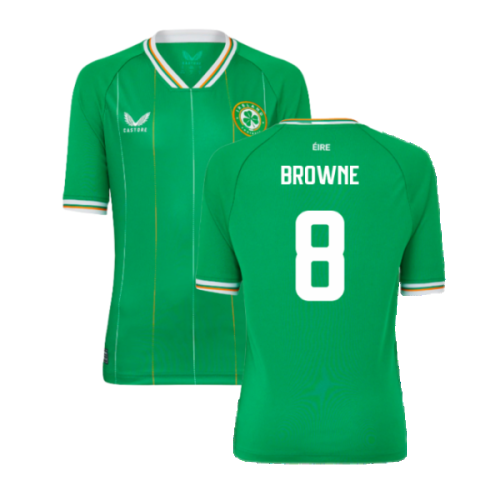 2023-2024 Republic of Ireland Home Shirt (Kids) (Browne 8)