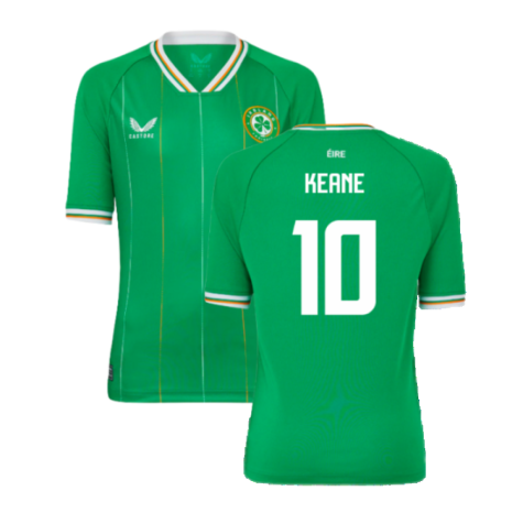 2023-2024 Republic of Ireland Home Shirt (Kids) (Keane 10)