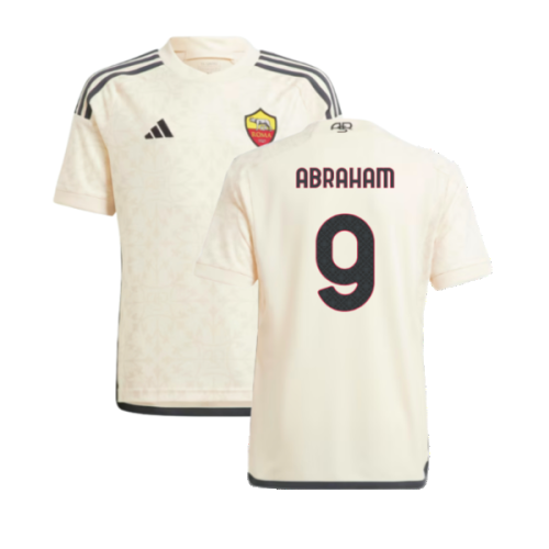 2023-2024 Roma Away Shirt (Kids) (ABRAHAM 9)