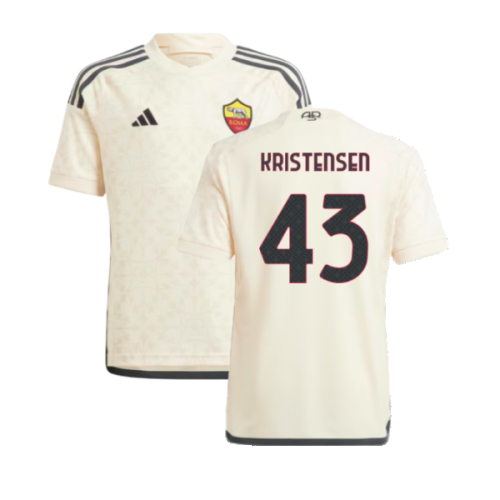 2023-2024 Roma Away Shirt (Kids) (KRISTENSEN 43)