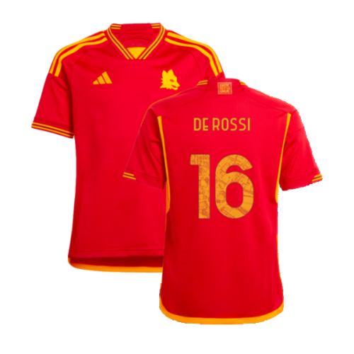 2023-2024 Roma Home Shirt (Kids) (DE ROSSI 16)