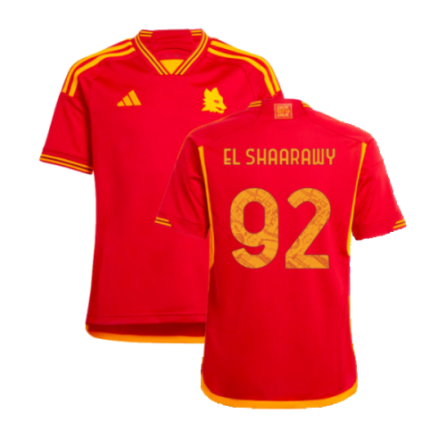 2023-2024 Roma Home Shirt (Kids) (EL SHAARAWY 92)