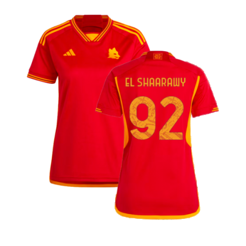 2023-2024 Roma Home Shirt (Ladies) (EL SHAARAWY 92)