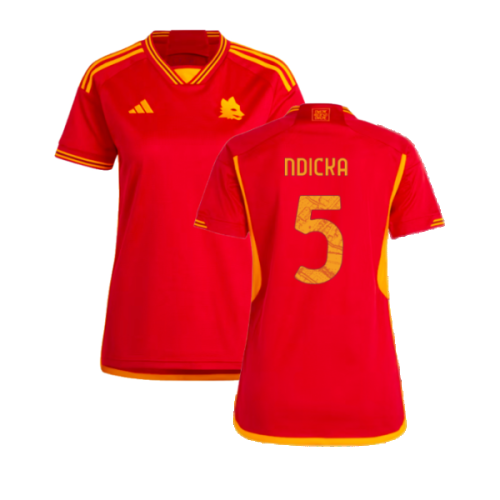 2023-2024 Roma Home Shirt (Ladies) (NDICKA 5)