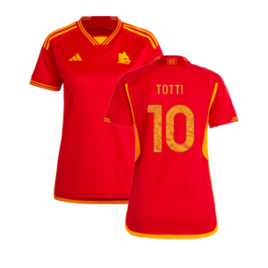 2023-2024 Roma Home Shirt (Ladies) (TOTTI 10) 2023-2024 Roma Home Shirt (Ladies) (TOTTI 10)