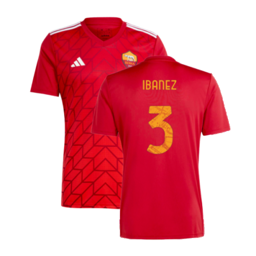 2023-2024 Roma Icon Pre-Match Shirt (Red) (IBANEZ 3)