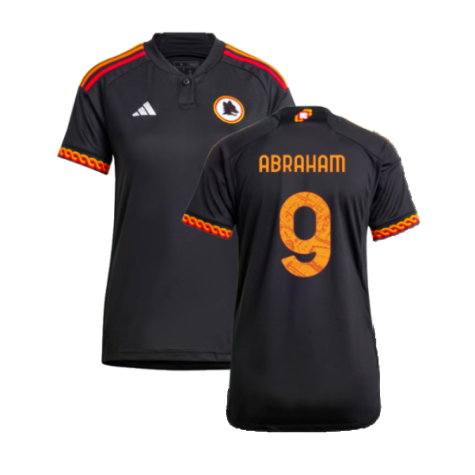 2023-2024 Roma Third Shirt (Womens) (ABRAHAM 9)