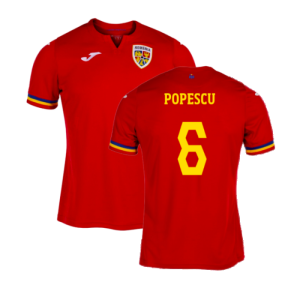 2023-2024 Romania Away Shirt (POPESCU 6)