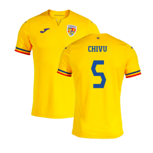 2023-2024 Romania Home Shirt (CHIVU 5)