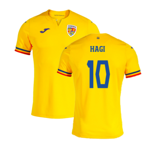 2023-2024 Romania Home Shirt (HAGI 10)