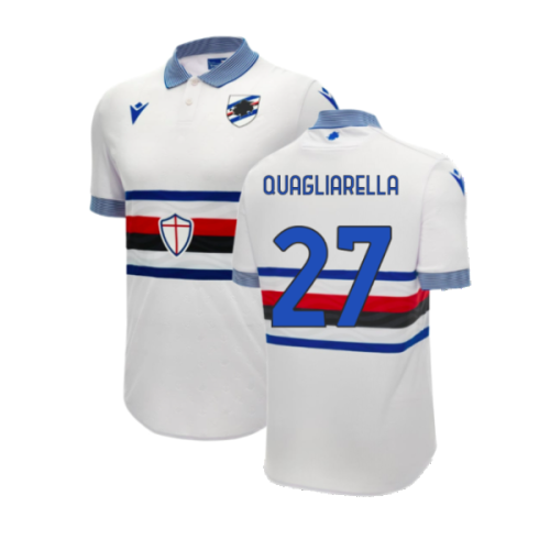 2023-2024 Sampdoria Away Shirt (QUAGLIARELLA 27)