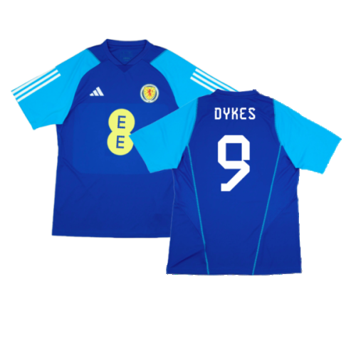 2023-2024 Scotland Player Issue Training Shirt (Blue) (Dykes 9)