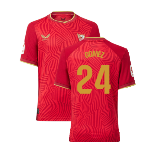 2023-2024 Sevilla Away Shirt (Kids) (Gomez 24)