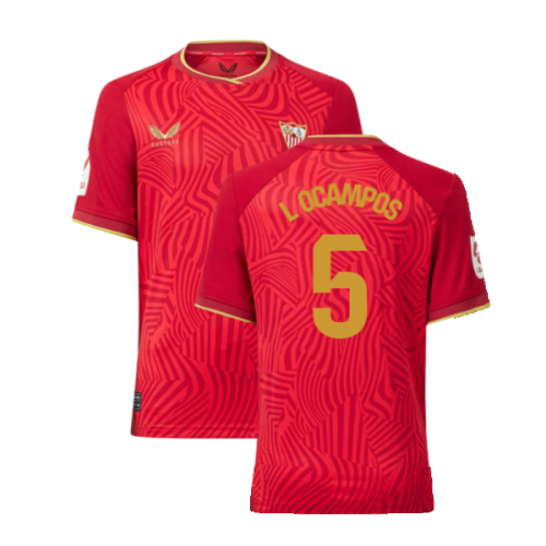 2023-2024 Sevilla Away Shirt (Kids) (L Ocampos 5)