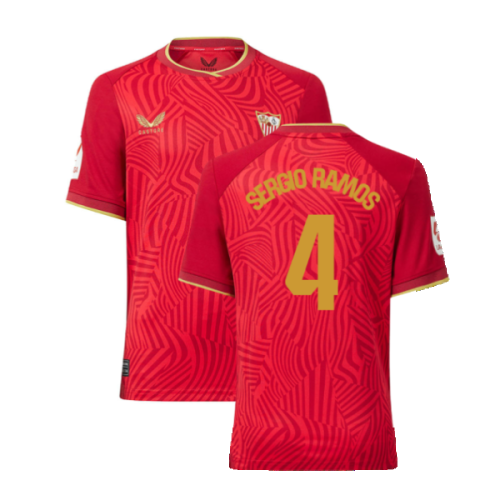 2023-2024 Sevilla Away Shirt (Kids) (Sergio Ramos 4)