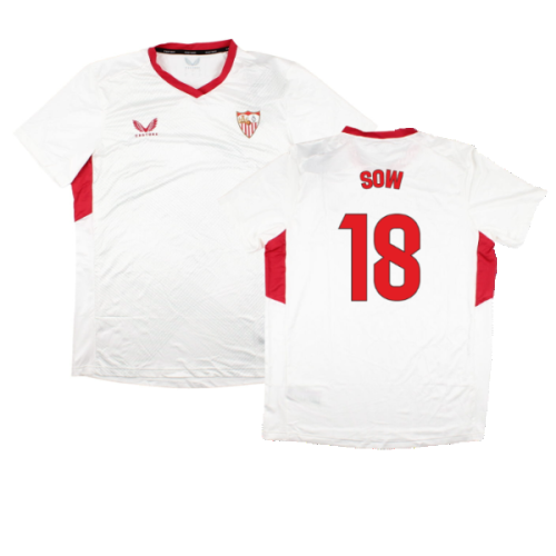 2023-2024 Sevilla Home Matchday Tee (White) (Sow 18)