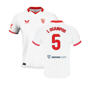 2023-2024 Sevilla Home Shirt (Womens) (L Ocampos 5)