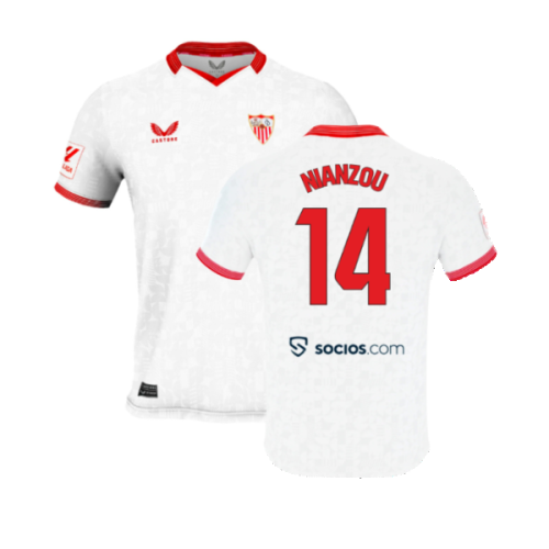 2023-2024 Sevilla Home Shirt (Womens) (Nianzou 14)