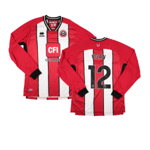 2023-2024 Sheffield United Home Long Sleeve Shirt (Egan 12)