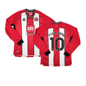 2023-2024 Sheffield United Home Long Sleeve Shirt