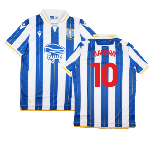 2023-2024 Sheffield Wednesday Home Shirt (BANNAN 10)