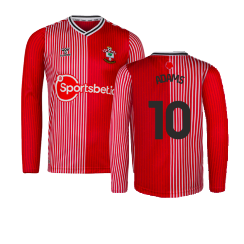 2023-2024 Southampton Long Sleeve Home Shirt (ADAMS 10)