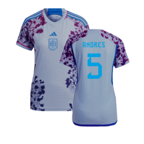 2023-2024 Spain Authentic Away Jersey - Ladies (Andres 5)