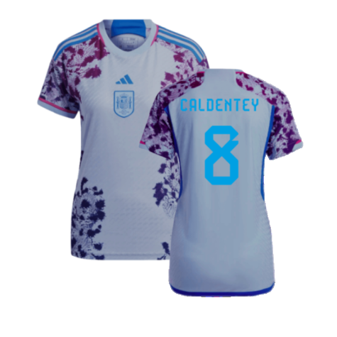 2023-2024 Spain Authentic Away Jersey - Ladies (Caldentey 8)