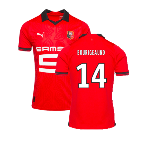 2023-2024 Stade Rennais Home Shirt (Bourigeaund 14)