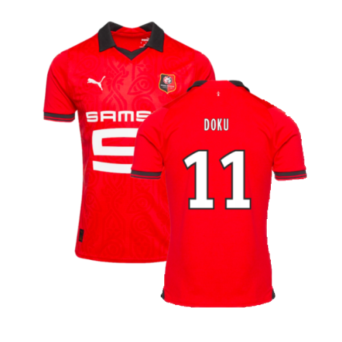 2023-2024 Stade Rennais Home Shirt (Doku 11)