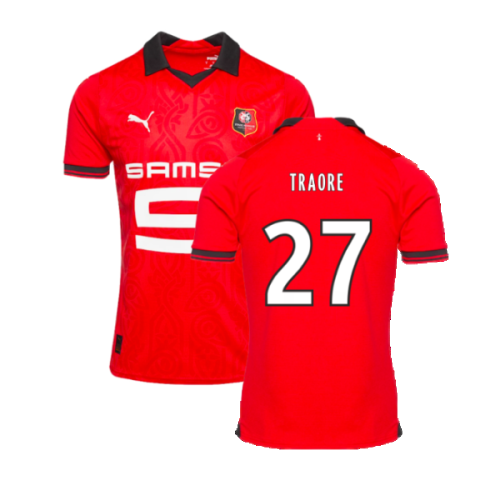 2023-2024 Stade Rennais Home Shirt (Traore 27)