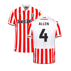 2023-2024 Stoke City Home Shirt (Allen 4)