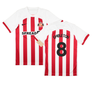 2023-2024 Sunderland Home Shirt (Embleton 8)